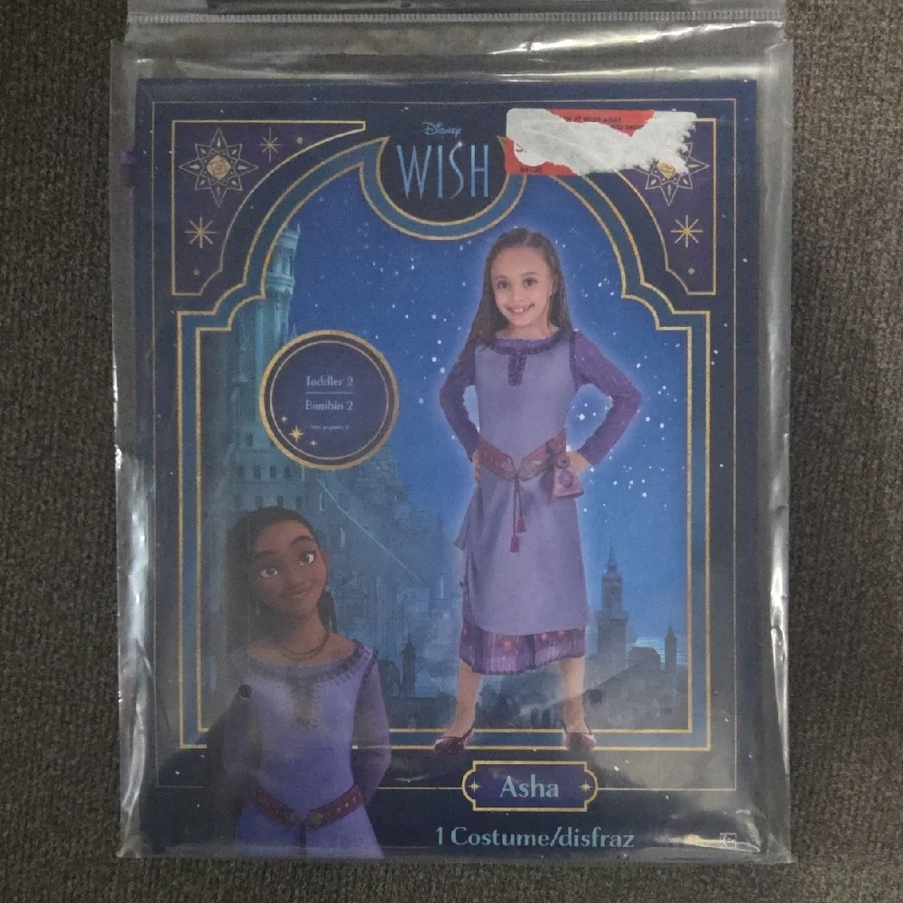 Disney Wish Asha Kids Costume - Purple